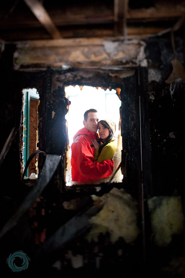 engagement-picture-burnt-building
